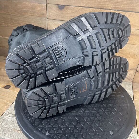 Sorel Womens Size US 8 Black Waterproof Zip Up Snow Boots Winter Rubber - Picture 7 of 10